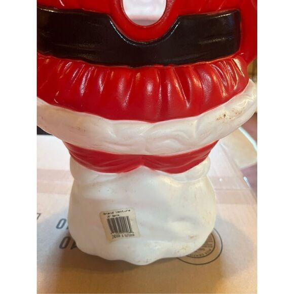 Vintage Grand Venture Santa Claus Blow Mold 18" Christmas Decor Retro Xmas 1999 - Picture 14 of 15